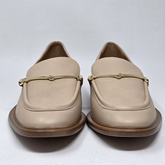 Franco Sarto Women's EDA Classic Slip on Loafer Oyster Beige Size 8.5M New - Picture 8 of 10